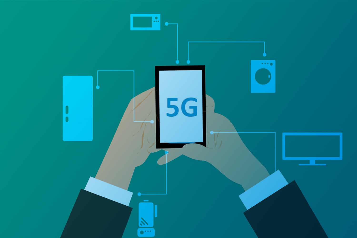 Zum Artikel 5G für das Internet der Dinge 2019: Darstellung eines 5G Netzwerks