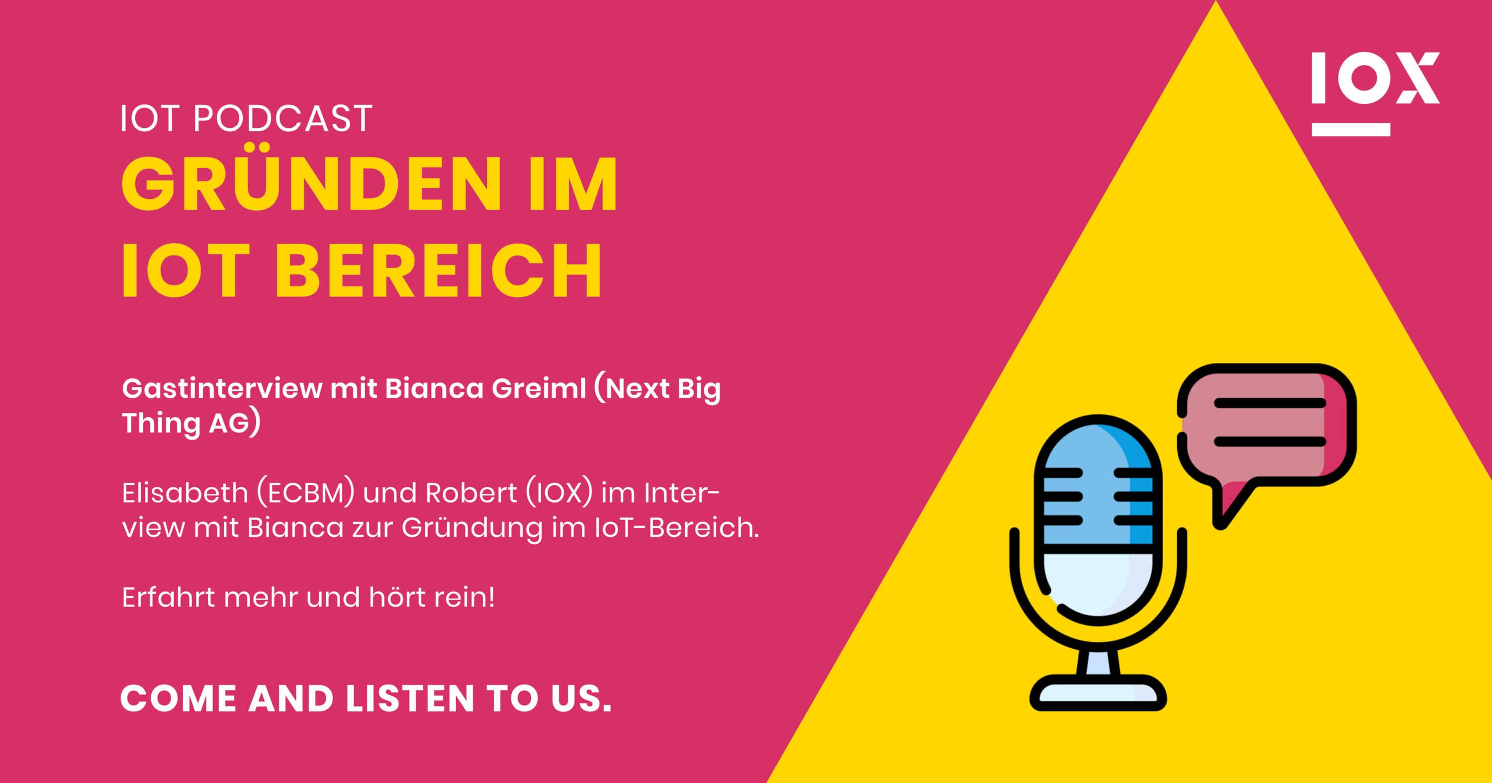 Titelbild zur IoT Podcast Folge Gründen im IoT Bereich